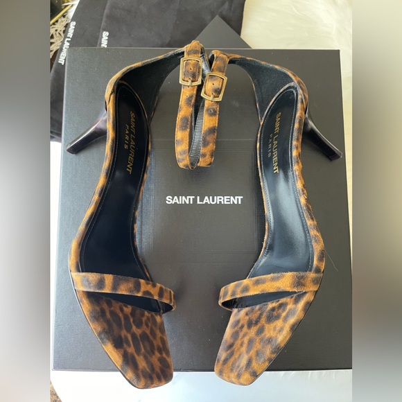YSL leopard heels sandals - Picture 13 of 13